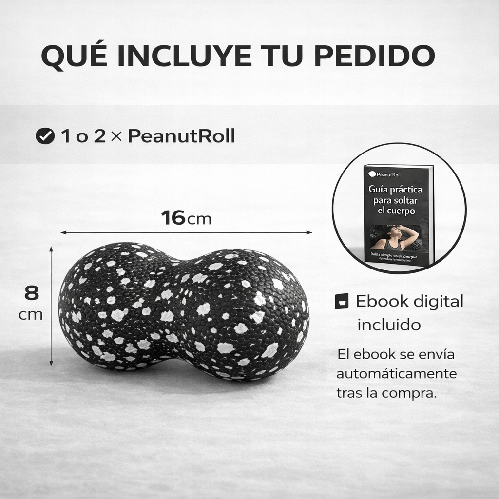 Cacahuete Masajeador y Relajante Muscular